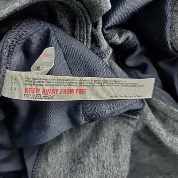 FP Movement by Free People Charcoal Gray Black Spirit Active Tights Size Medium - Picture 5 of 5